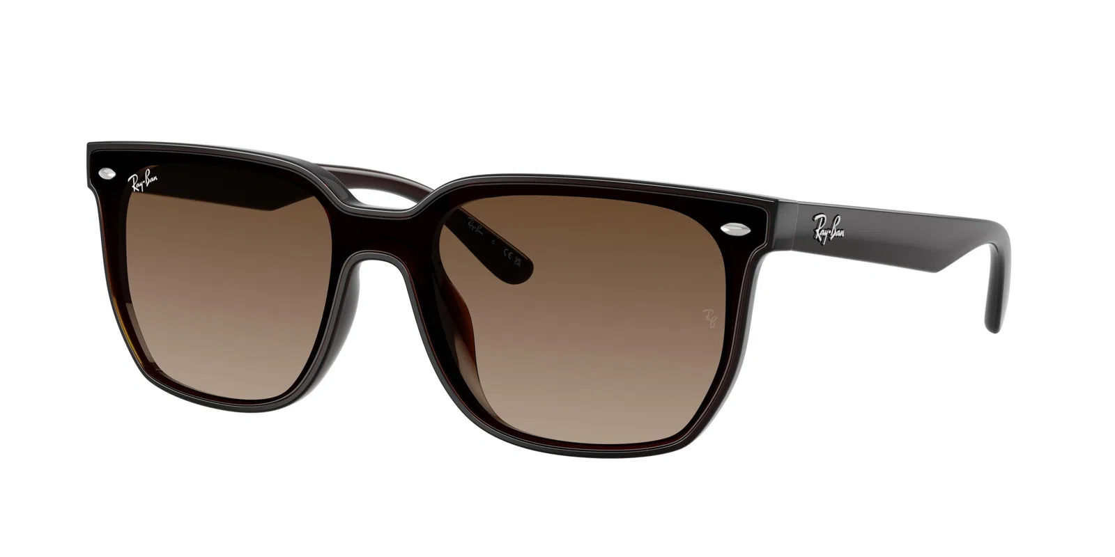 Ray-Ban 4466D Sunglasses - Transparent Grey - view 2